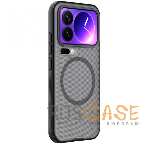 Фотография Серый Nillkin Super Frosted Shield Magnetic | Полупрозрачный чехол с поддержкой Magsafe для Xiaomi Mi 17 Pro