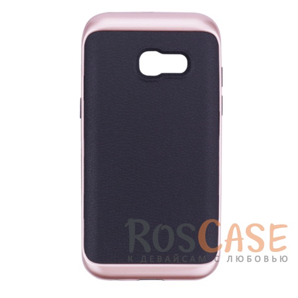 

TPU+PC чехол MOTOMO (Frosted) для Samsung A320 Galaxy A3 (2017) (Rose Gold)