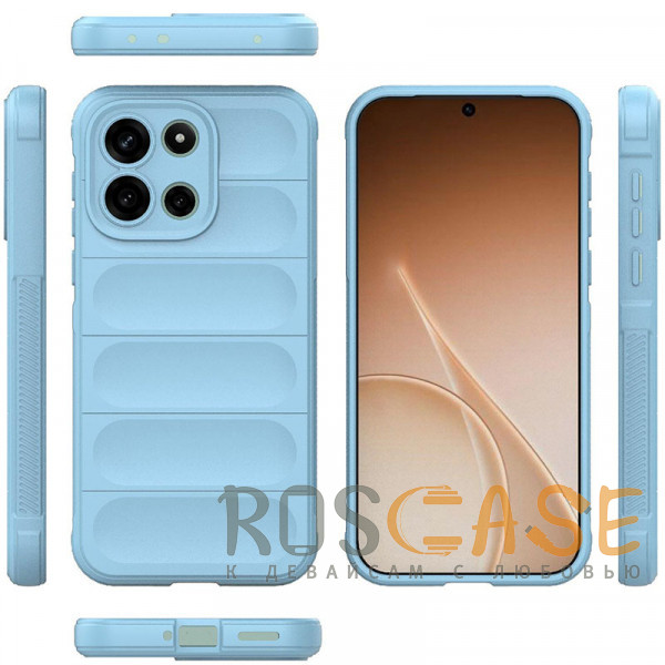 Фото Голубой Flex Silicone | Противоударный чехол для OnePlus Nord 6 / CE 6 / Turbo 6 / 6V с защитой камеры