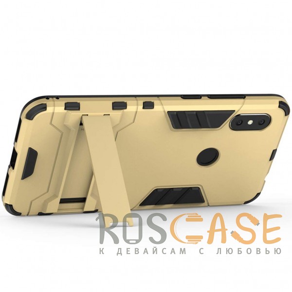 Фотография Золотой / Champagne gold Transformer | Противоударный чехол для Xiaomi Redmi Note 6 Pro с мощной защитой корпуса