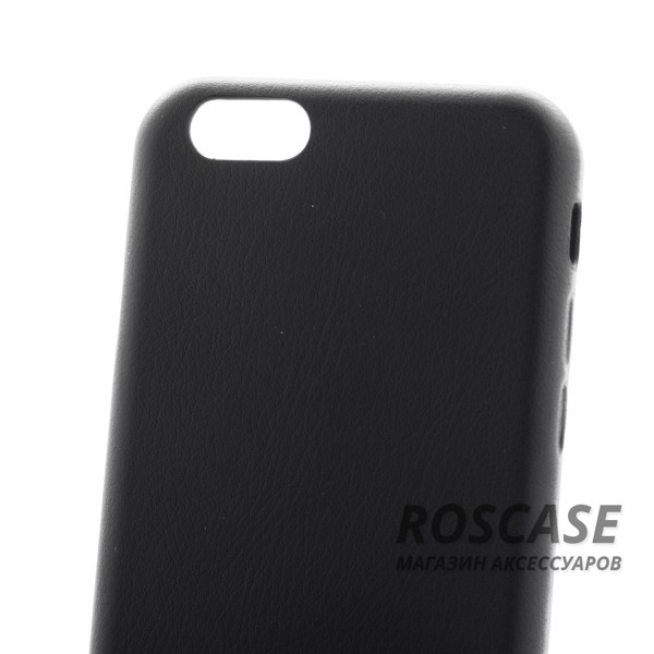 Фотография Черный iPaky Leather натур. кожа | Чехол для Apple iPhone 6/6s (4.7")