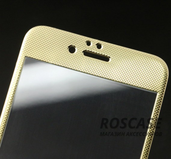 Изображение Золотой Закаленное защитное стекло 3D Molwey для Apple iPhone 6/6s (4.7") на весь экран
