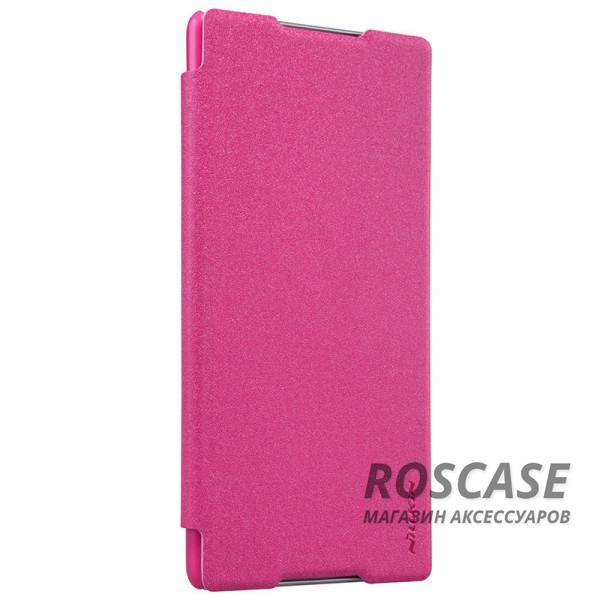 Изображение Розовый Nillkin Sparkle | Чехол-книжка для Sony Xperia C5 Ultra