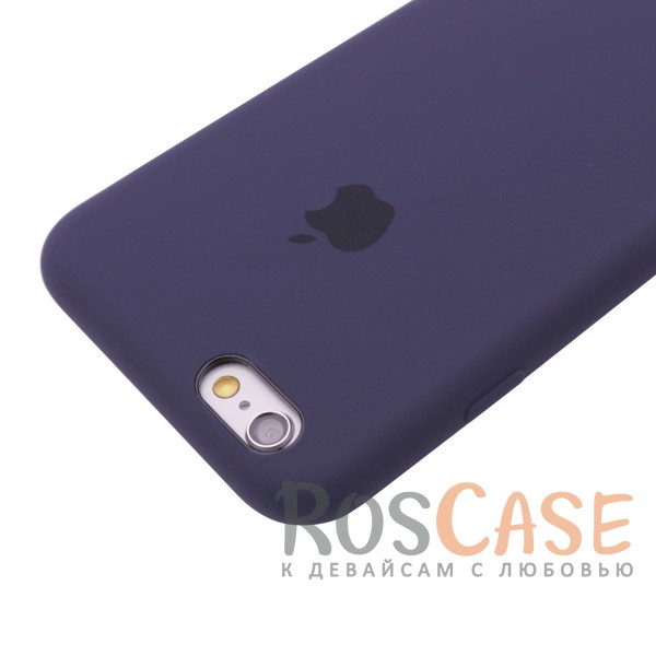 Изображение Темно-синий / Navy Blue Оригинальный силиконовый чехол для Apple iPhone 6/6s (4.7") (реплика)