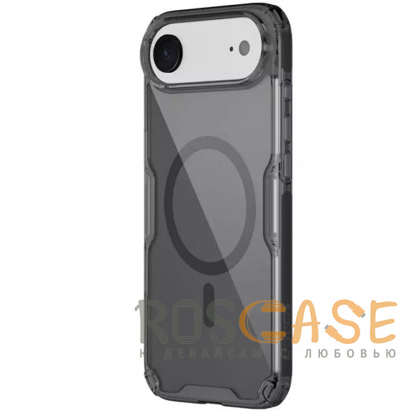 Фотография Черный Nillkin Nature PRO Magnetic | Прозрачный силиконовый чехол для магнитной зарядки для iPhone 17 Air