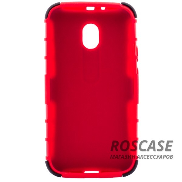 Изображение Красный Shield | Противоударный чехол для Motorola Moto G (3rd Gen.) (XT1550) с подставкой