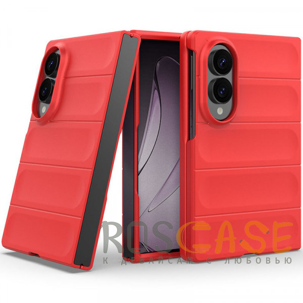Фотография Красный Flex Matte | Пластиковый чехол с Soft Touch покрытием для Samsung Galaxy Z Fold 8