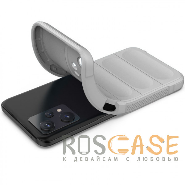 Фотография Серый Flex Silicone | Противоударный чехол для Realme 9 4G, 9 Pro Plus, Narzo 50 Pro с защитой камеры и микрофиброй
