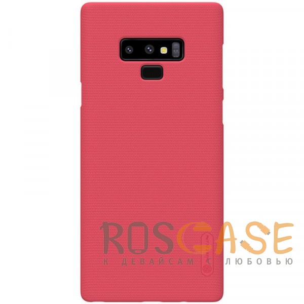Фотография Красный Nillkin Super Frosted Shield | Матовый пластиковый чехол для Samsung Galaxy Note 9