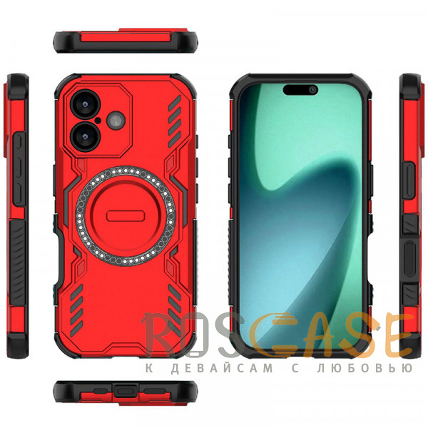 Фотография Красный Mirage MagSafe | Противоударный чехол с поддержкой MagSafe для iPhone 17