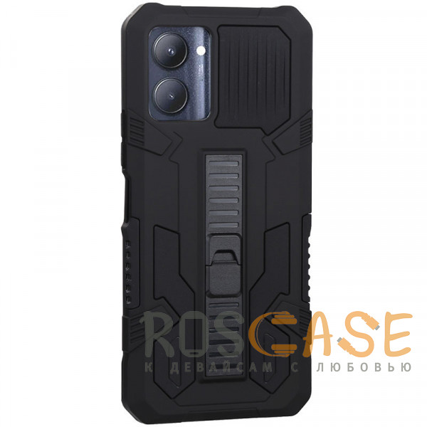 Фото Черный Ironhide | Противоударный чехол-подставка для Realme C33
