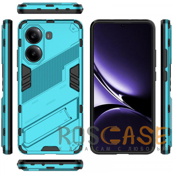 Изображение Голубой Megatron | Противоударный чехол-подставка для Xiaomi Redmi Turbo 4 с защитой камеры