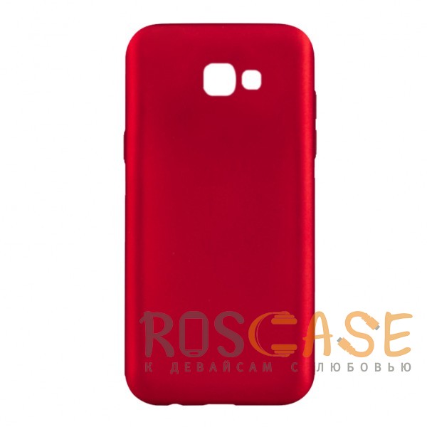 Фото Красный J-Case THIN | Гибкий силиконовый чехол для Samsung A320 Galaxy A3 (2017)