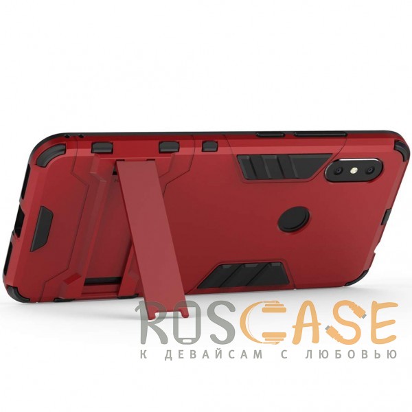 Фотография Красный / Dante Red Transformer | Противоударный чехол для Xiaomi Redmi Note 6 Pro с мощной защитой корпуса