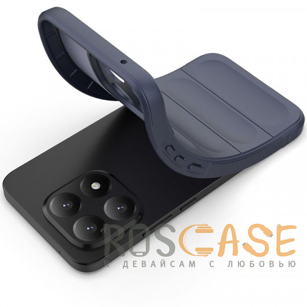 Фотография Темно-синий Flex Silicone | Противоударный чехол для Xiaomi Mi 15T с защитой камеры и микрофиброй