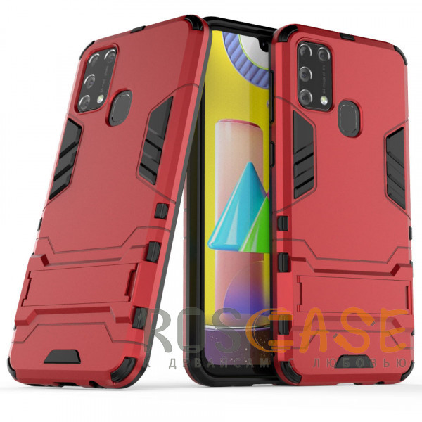Фотография Красный Transformer | Противоударный чехол для Samsung Galaxy M31 / F41 / M21s с мощной защитой корпуса