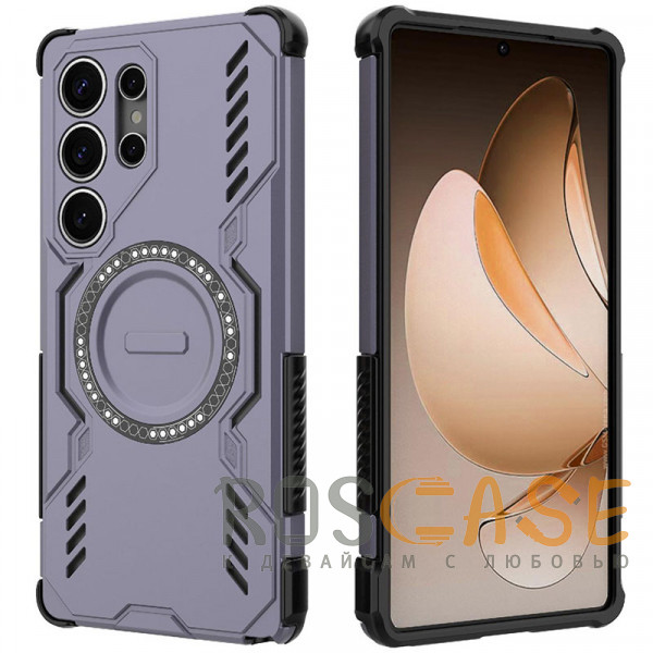 Фото Фиолетовый Mirage MagSafe | Противоударный чехол с поддержкой MagSafe для Samsung Galaxy S25 Ultra