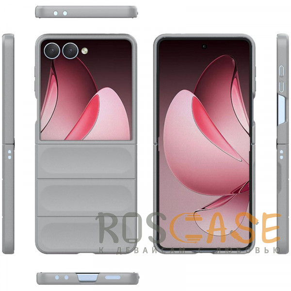 Фото Серый Flex Matte | Пластиковый чехол с Soft Touch покрытием для Samsung Galaxy Z Flip 8