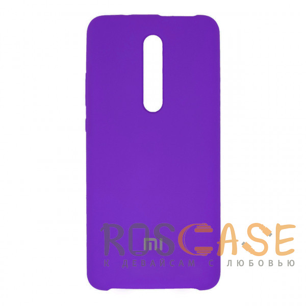 Фото Фиолетовый Silicone Cover | Силиконовый чехол с микрофиброй для Xiaomi Mi 9T (Pro) / Redmi K20 (Pro)