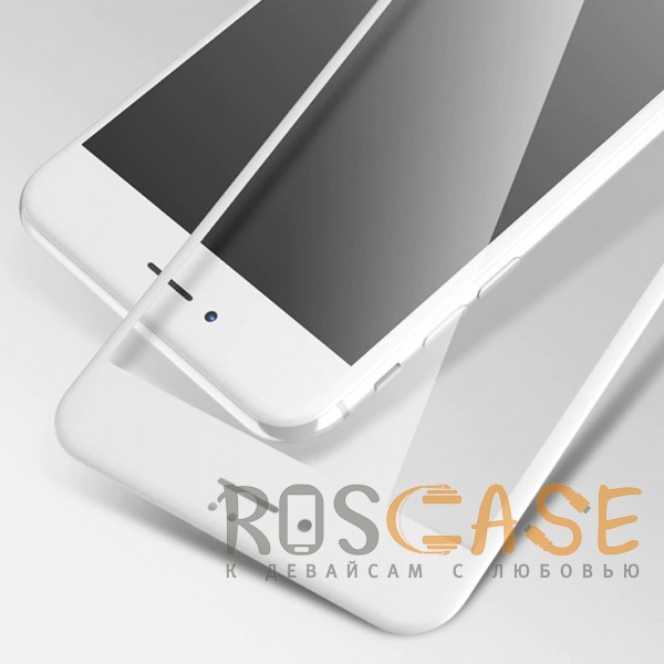 Фотография Белый 5D защитное стекло для iPhone 7/8/SE (2020) на весь экран