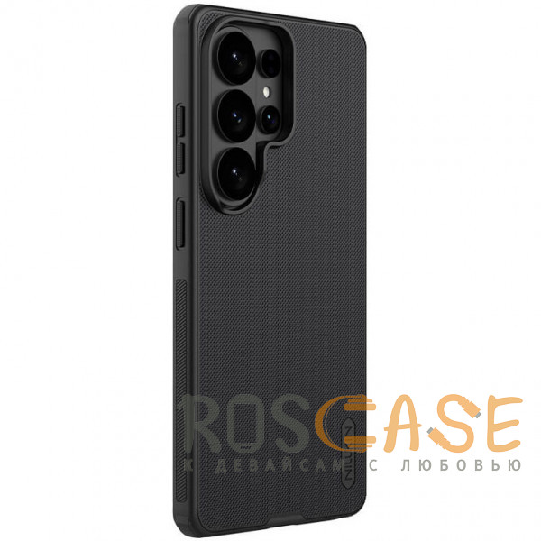 Фотография Черный Nillkin Super Frosted Shield Pro | Матовый чехол из пластика и ТПУ для Samsung Galaxy S26 Ultra