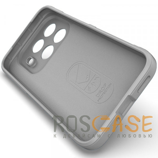 Изображение Серый Flex Silicone | Противоударный чехол для Xiaomi Mi 15T Pro с защитой камеры и микрофиброй