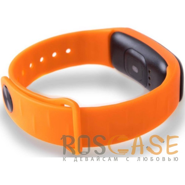 Фото Оранжевый Фитнес-браслет C1 Plus с измерением давления и пульса