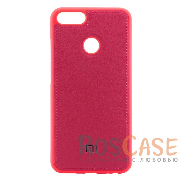 

TPU чехол матовый i-max c кожаной вставкой для Xiaomi Mi 5X / Mi A1