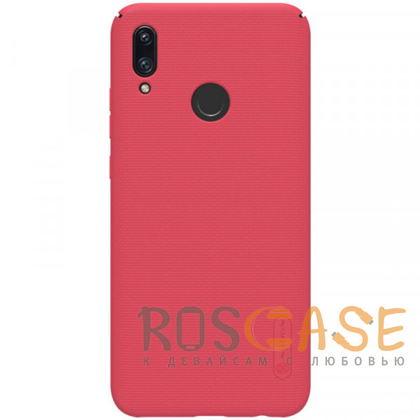 Фото Красный Nillkin Super Frosted Shield | Матовый чехол для Huawei P Smart (2019)