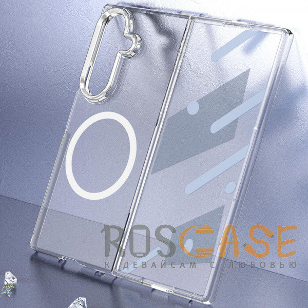 Фотография Прозрачный Crystal 3D Magsafe | Прозрачный пластиковый чехол для Samsung Galaxy Z Fold 7