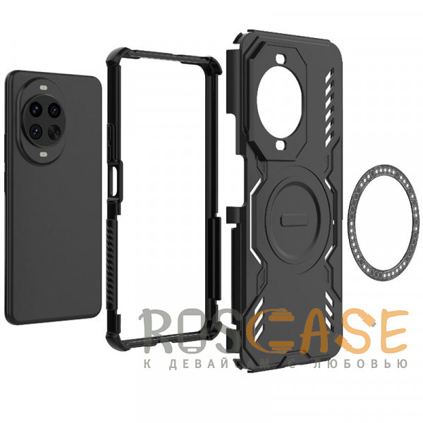 Фото Черный Mirage MagSafe | Противоударный чехол с поддержкой MagSafe для Huawei Nova 14 Pro