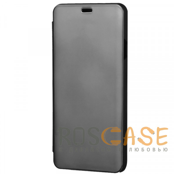 Фото Черный Чехол-книжка RosCase с дизайном Clear View для Xiaomi Redmi Note 8T