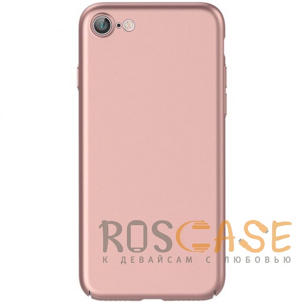 Фото Розовый Joyroom | Матовый soft-touch чехол для iPhone 7/8/SE (2020) с защитой торцов