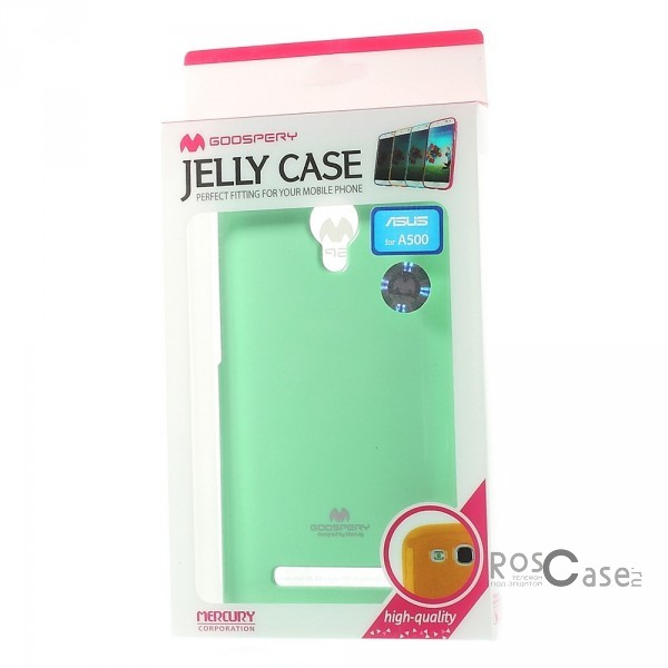 Фотография Бирюзовый Mercury Jelly Pearl Color | Яркий силиконовый чехол для для Asus Zenfone 5 (A501CG)