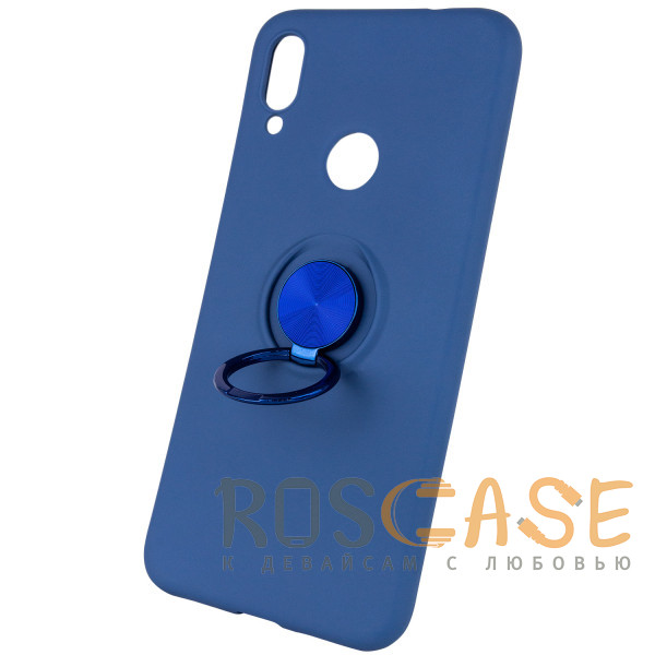 Изображение Синий TPU чехол Summer ColorRing под магнитный держатель для Xiaomi Redmi Note 7 /Note 7 Pro / Note 7s