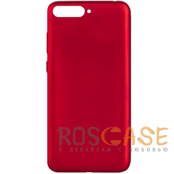 Фото Красный J-Case THIN | Гибкий силиконовый чехол для Huawei Y6 (2018)