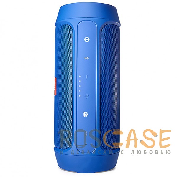 Изображение Синий Портативная Bluetooth колонка в алюминиевом корпусе с USB входом для флешки