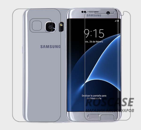 Фотография Анти-отпечатки Защитная пленка Nillkin Crystal (на обе стороны) для Samsung G935F Galaxy S7 Edge