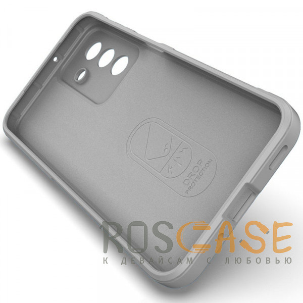 Изображение Серый Flex Silicone | Противоударный чехол для Samsung Galaxy A17 с защитой камеры и микрофиброй