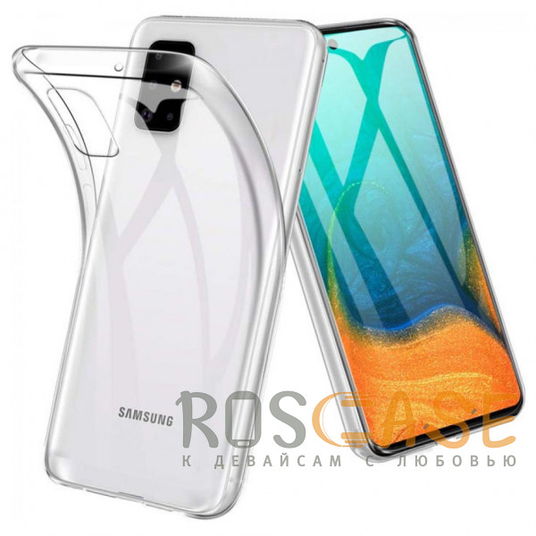 Фото Прозрачный Прозрачный силиконовый чехол для Samsung Galaxy A71
