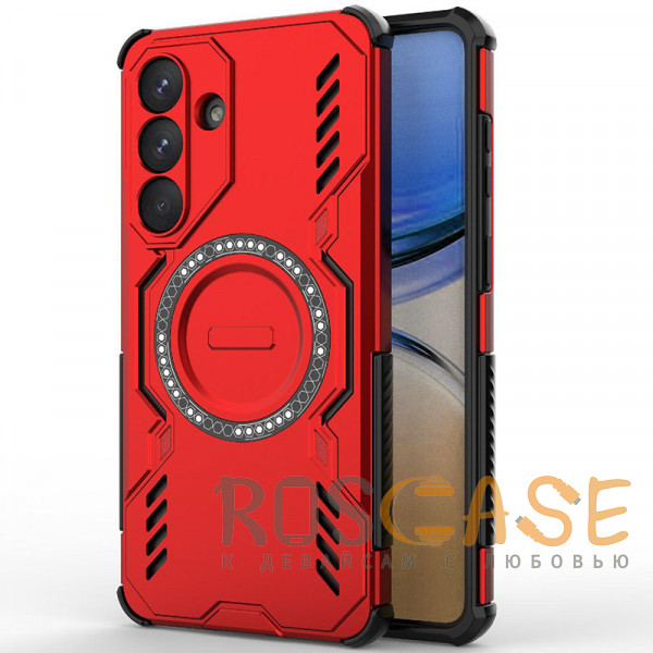 Изображение Красный Mirage MagSafe | Противоударный чехол с поддержкой MagSafe для Samsung Galaxy S26 Plus