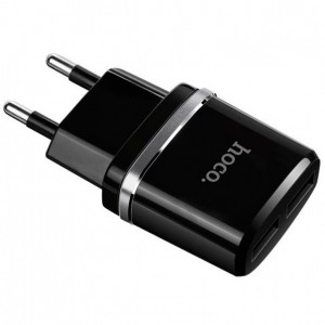 HOCO C12 | Сетевое зарядное устройство 2USB (2,4А) для Honor 90