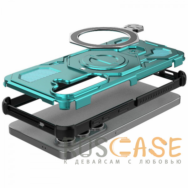 Фотография Голубой Magnus | Противоударный чехол с Magsafe для Samsung Galaxy S26