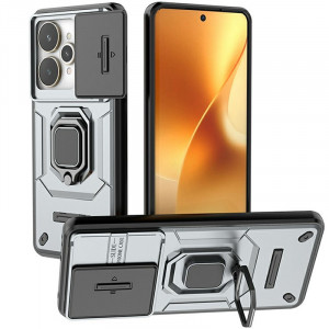 Transformer Ring Holder | Противоударный чехол с кольцом и шторкой камеры  для Realme 15 5G