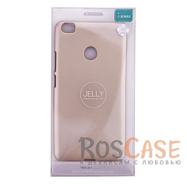 Фотография Золотой Mercury Jelly Pearl Color | Яркий силиконовый чехол для для Xiaomi Mi Max