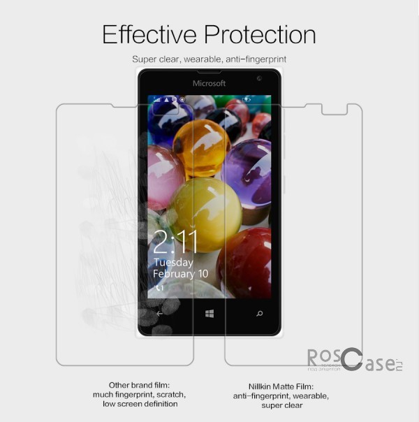 Фото Матовая Nillkin Matte | Матовая защитная пленка для Microsoft Lumia 435 Dual Sim