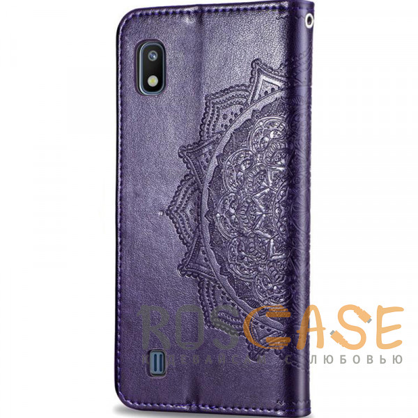 Фотография Фиолетовый Кожаный чехол (книжка) Art Case с визитницей для Samsung Galaxy A10 (A105F)