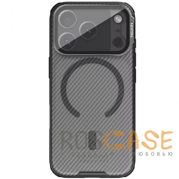 Фото Серый Nillkin CamShield Prop Magnetic | Полупрозрачный чехол из пластика и TPU с поддержкой MagSafe и защитой камеры для iPhone 17 Pro