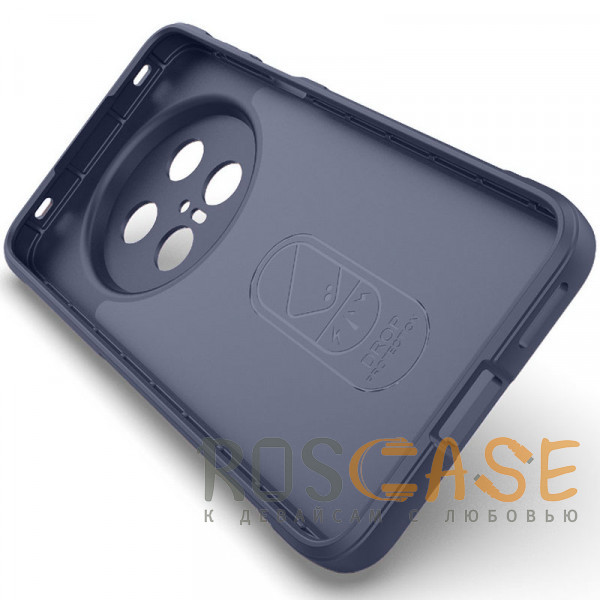 Изображение Темно-синий Flex Silicone | Противоударный чехол для Huawei Mate 70 Pro / 70 Pro Plus с защитой камеры и микрофиброй