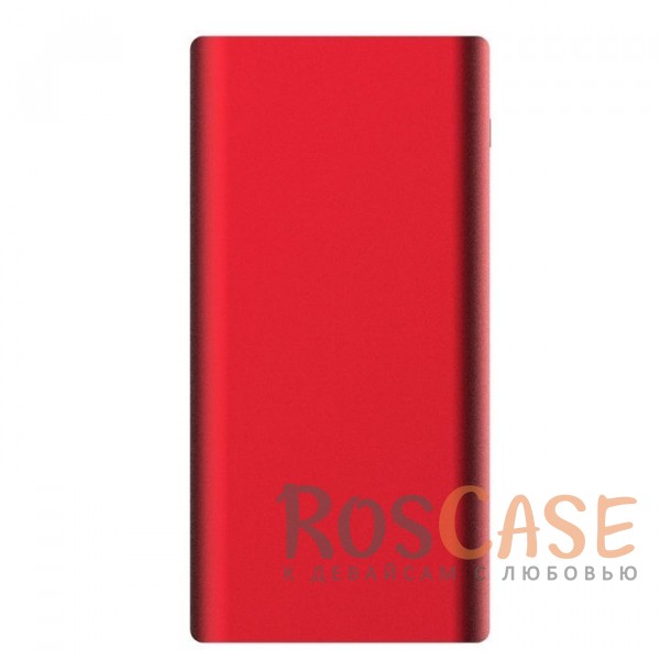 Изображение Красный Портативное зарядное устройство 10000mAh 2 USB с функцией быстрой зарядки и кабелем в комплекте